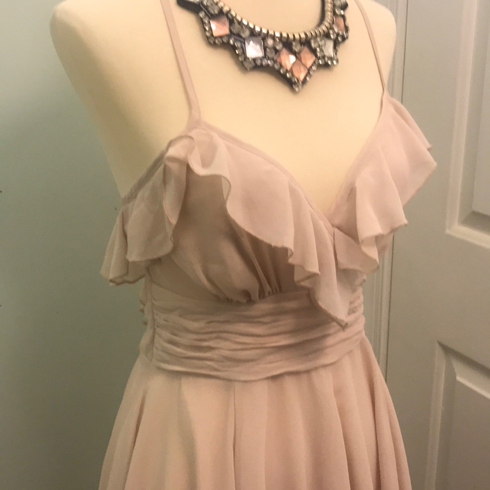 Ark & Co Ethereal Pink Lace back Dress